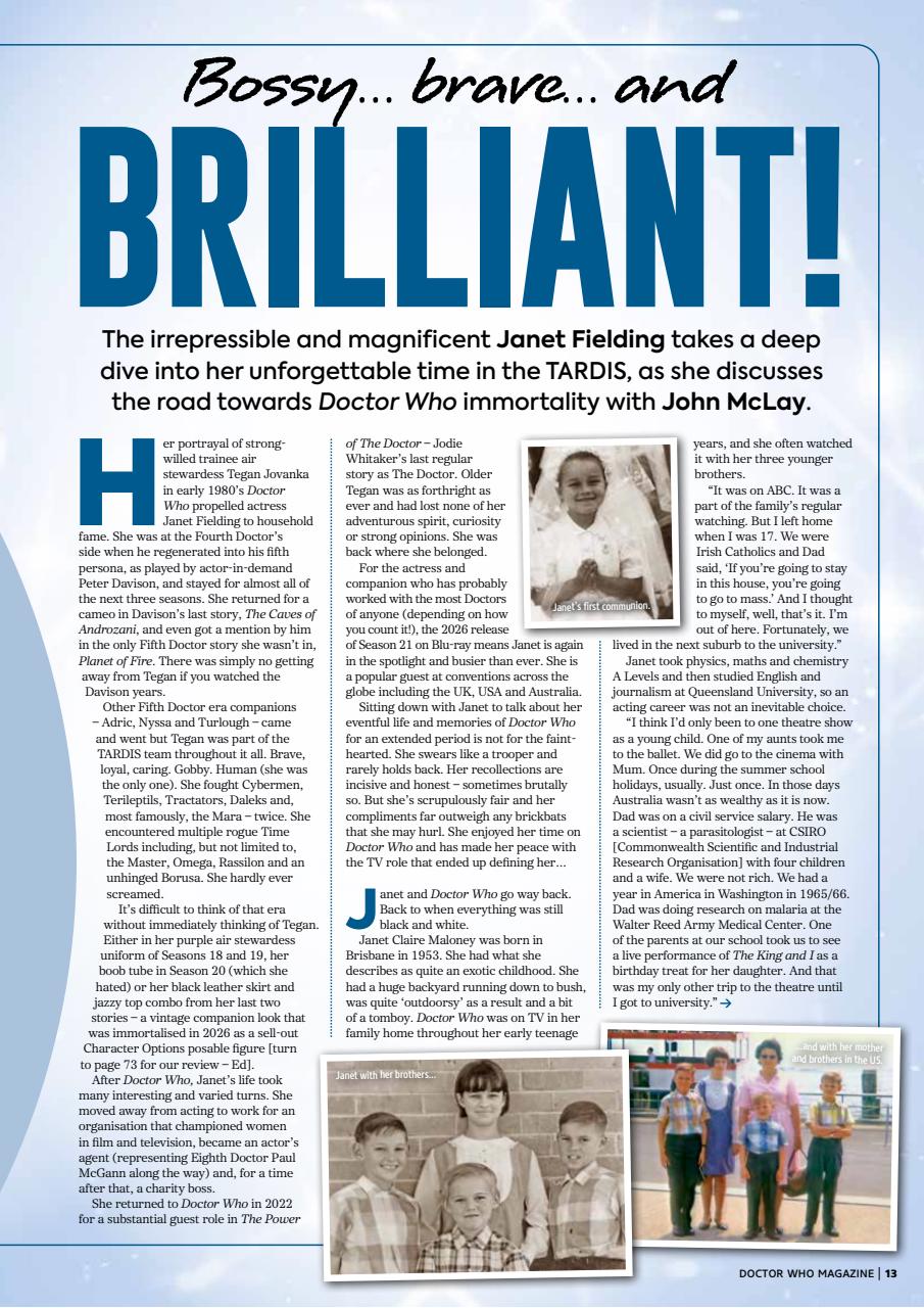 Doctor Who Magazine Preview Pages