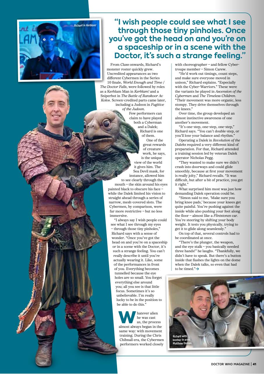 Doctor Who Magazine Preview Pages