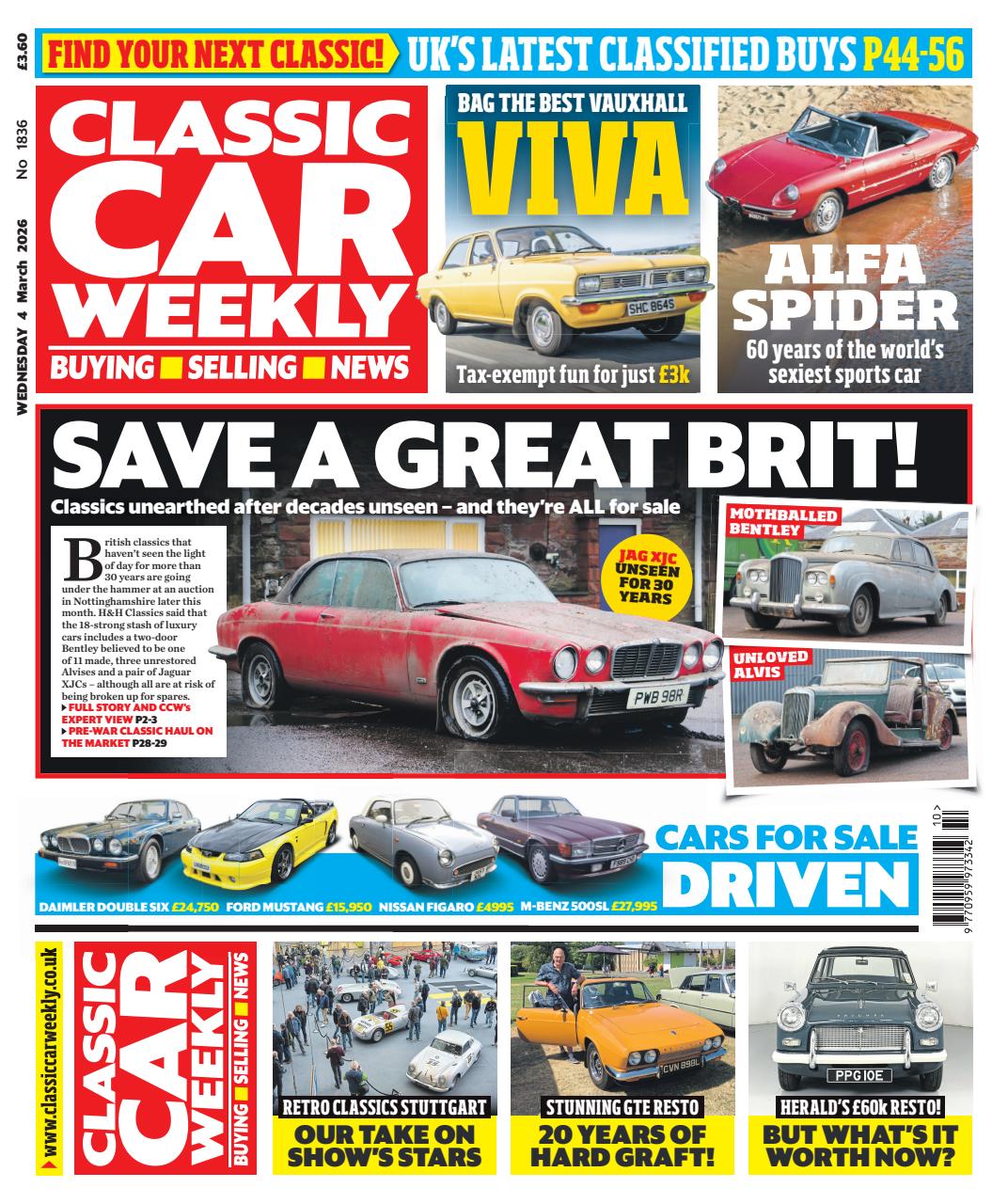 Classic Car Weekly Preview Pages