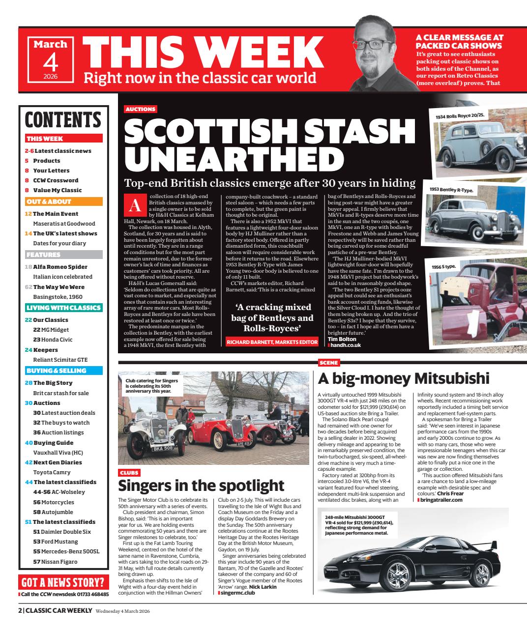 Classic Car Weekly Preview Pages