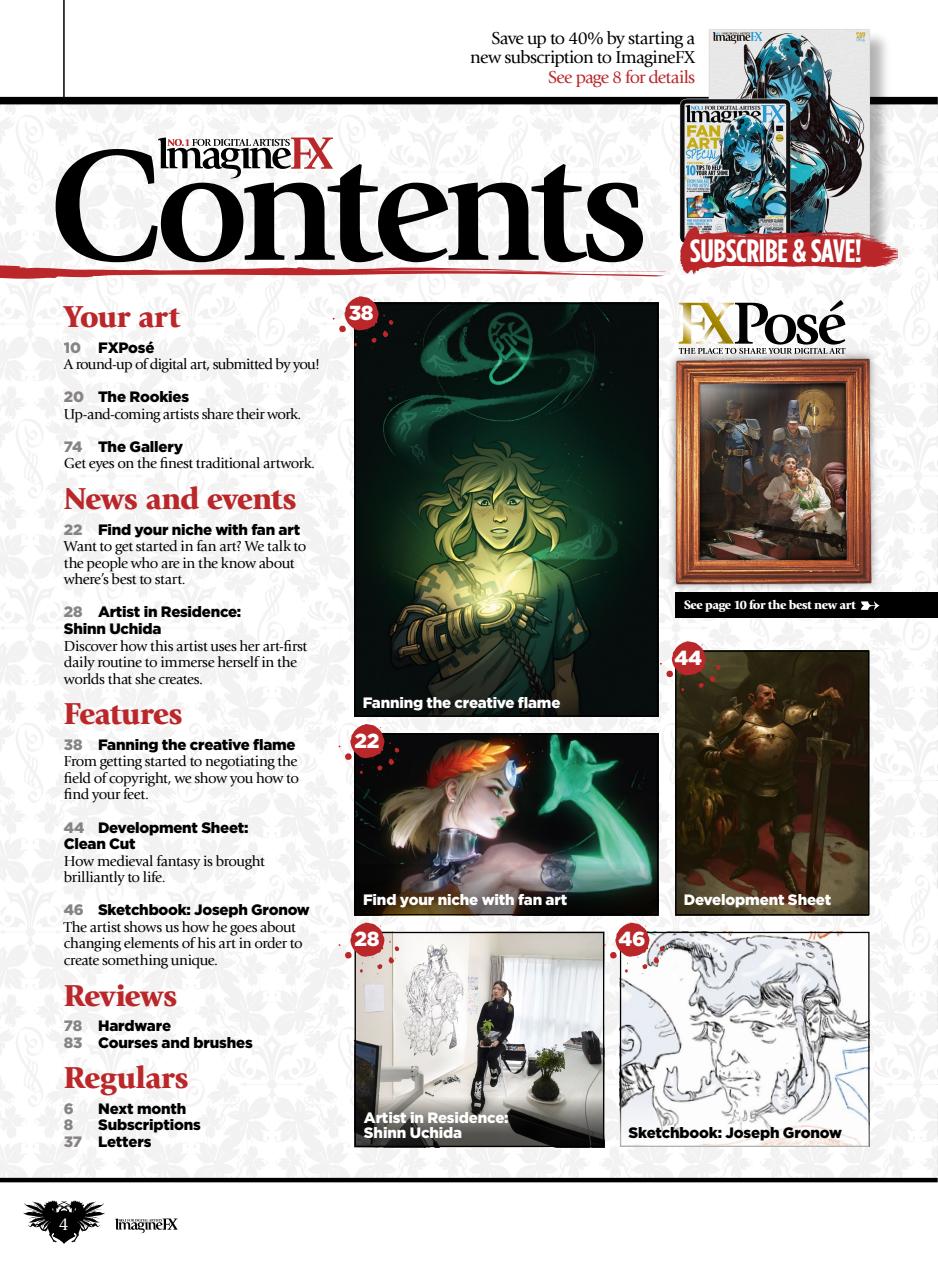 ImagineFX Preview Pages
