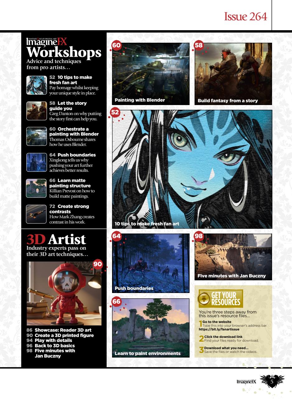 ImagineFX Preview Pages