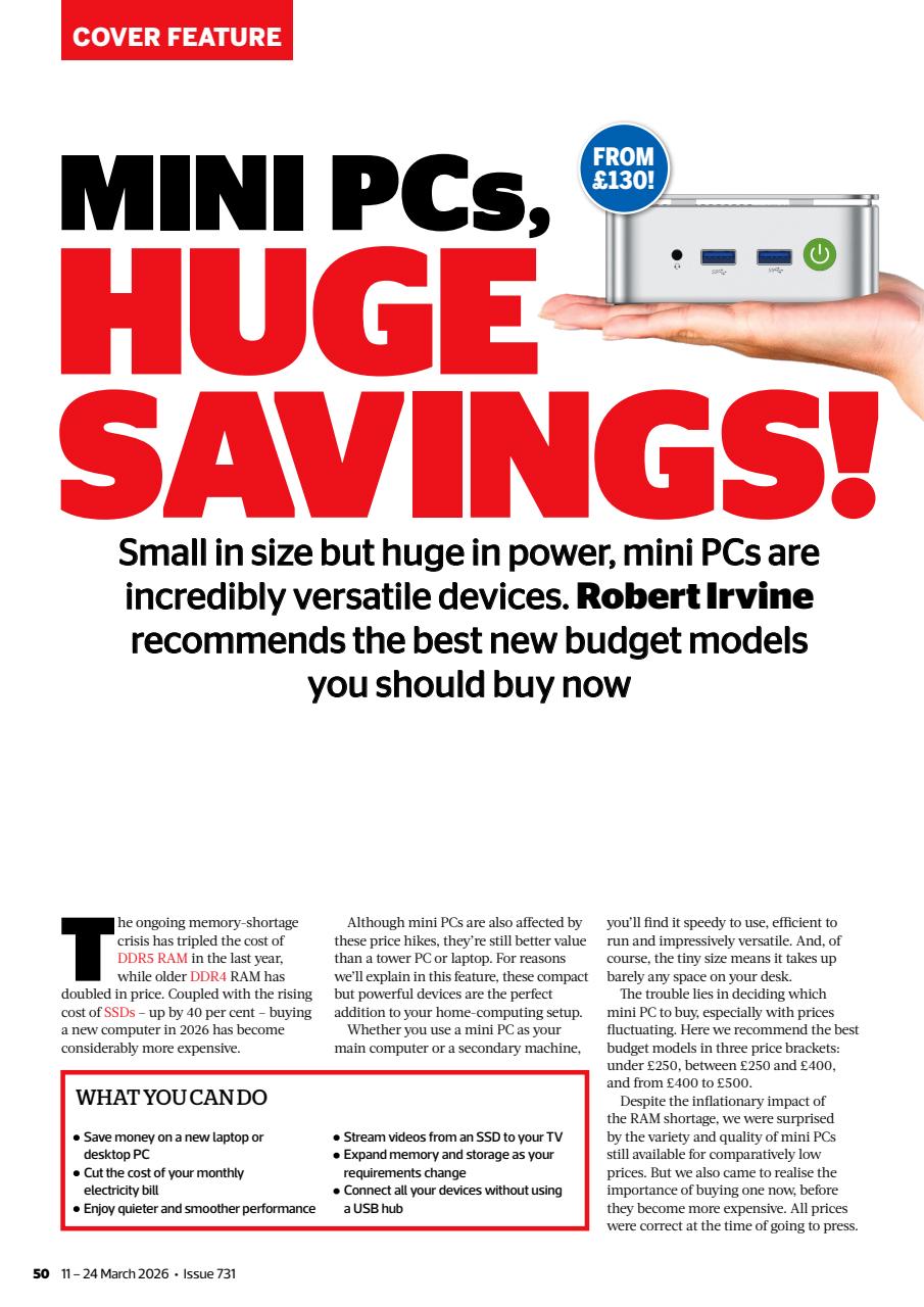 Computer Active Preview Pages