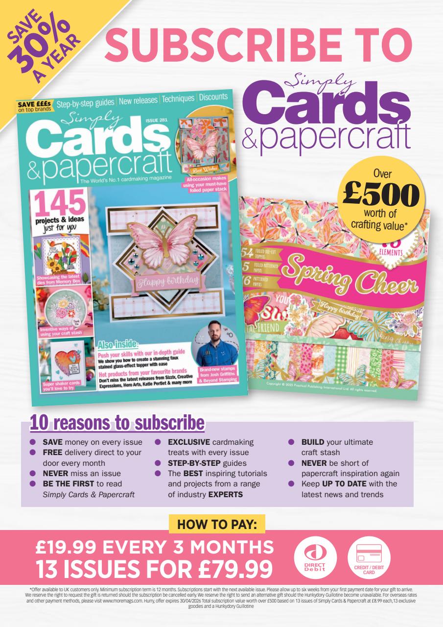 Simply Cards & Papercraft Preview Pages
