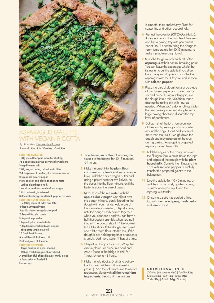 Vegan Food & Living Magazine Preview Pages