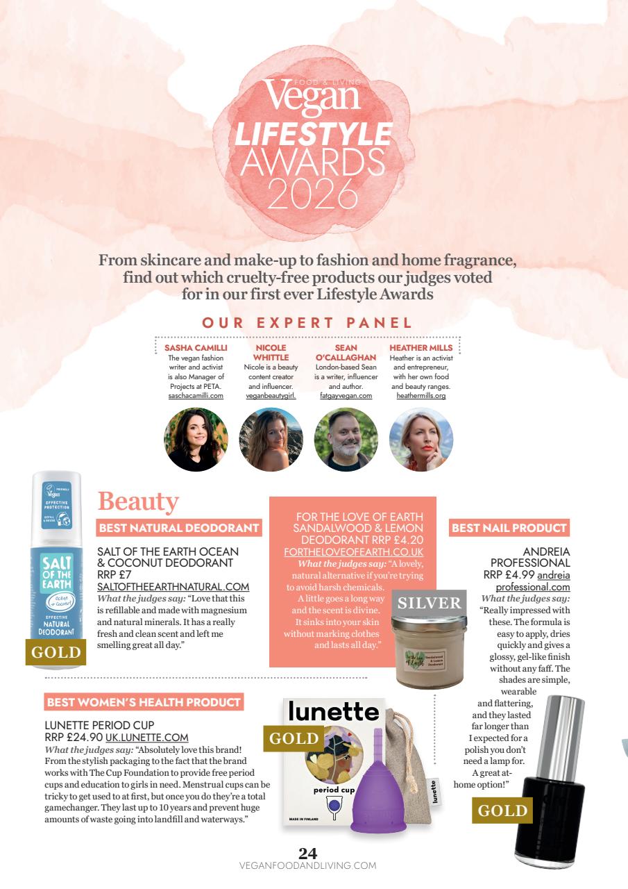 Vegan Food & Living Magazine Preview Pages