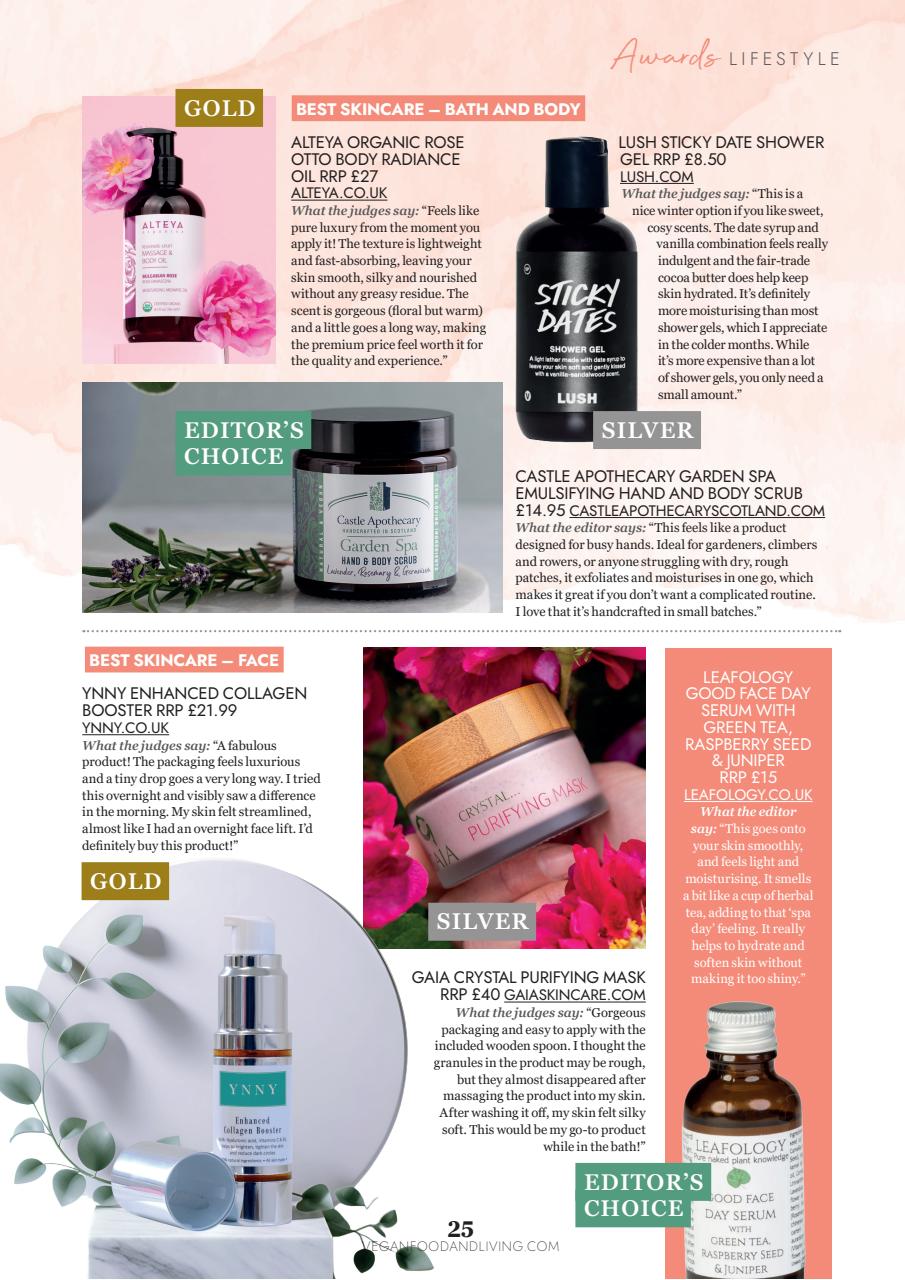 Vegan Food & Living Magazine Preview Pages