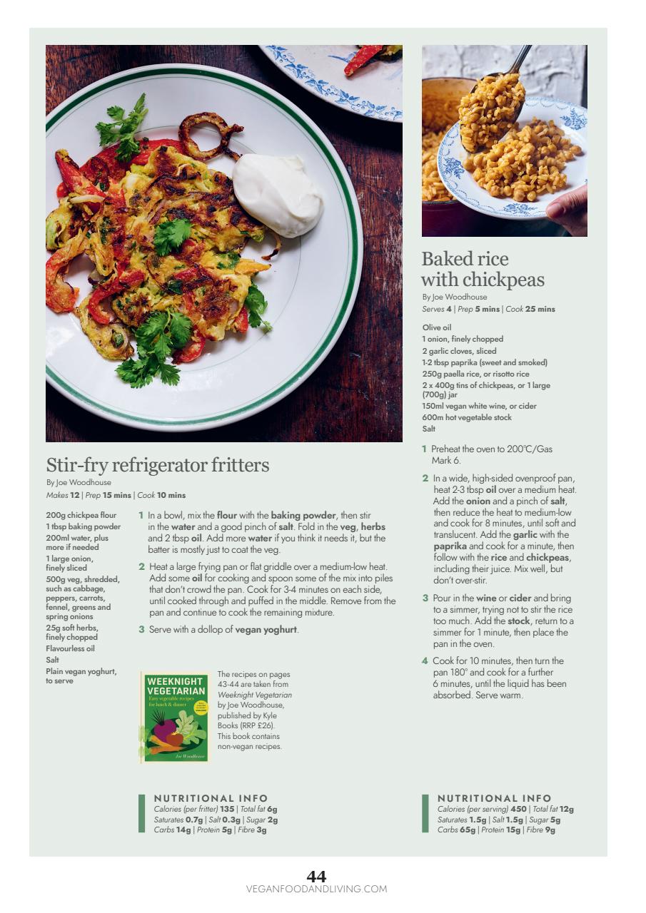 Vegan Food & Living Magazine Preview Pages
