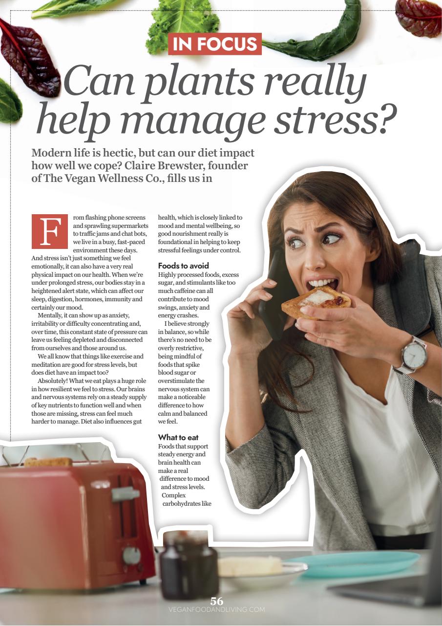 Vegan Food & Living Magazine Preview Pages