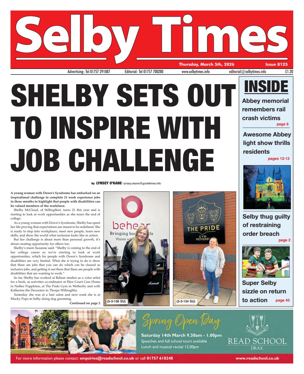 Selby Times Preview Pages