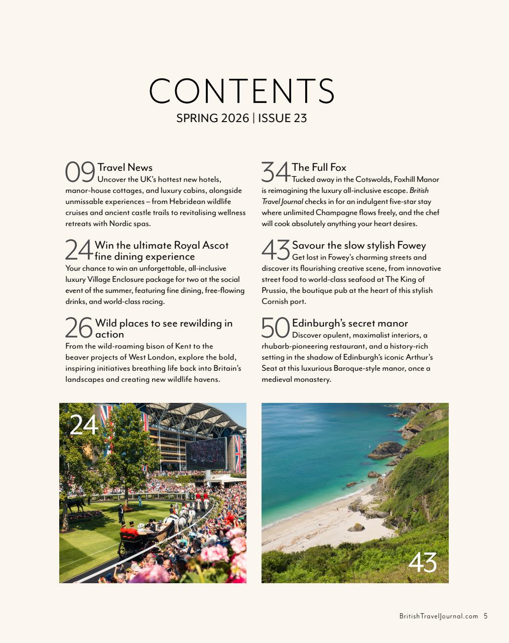 British Travel Journal Preview Pages