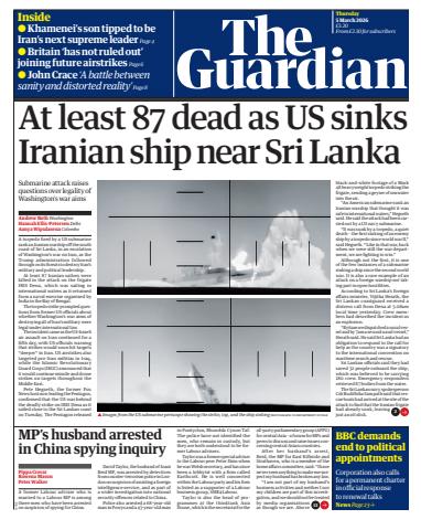The Guardian Newspaper issue Thursday, 05 March 2026