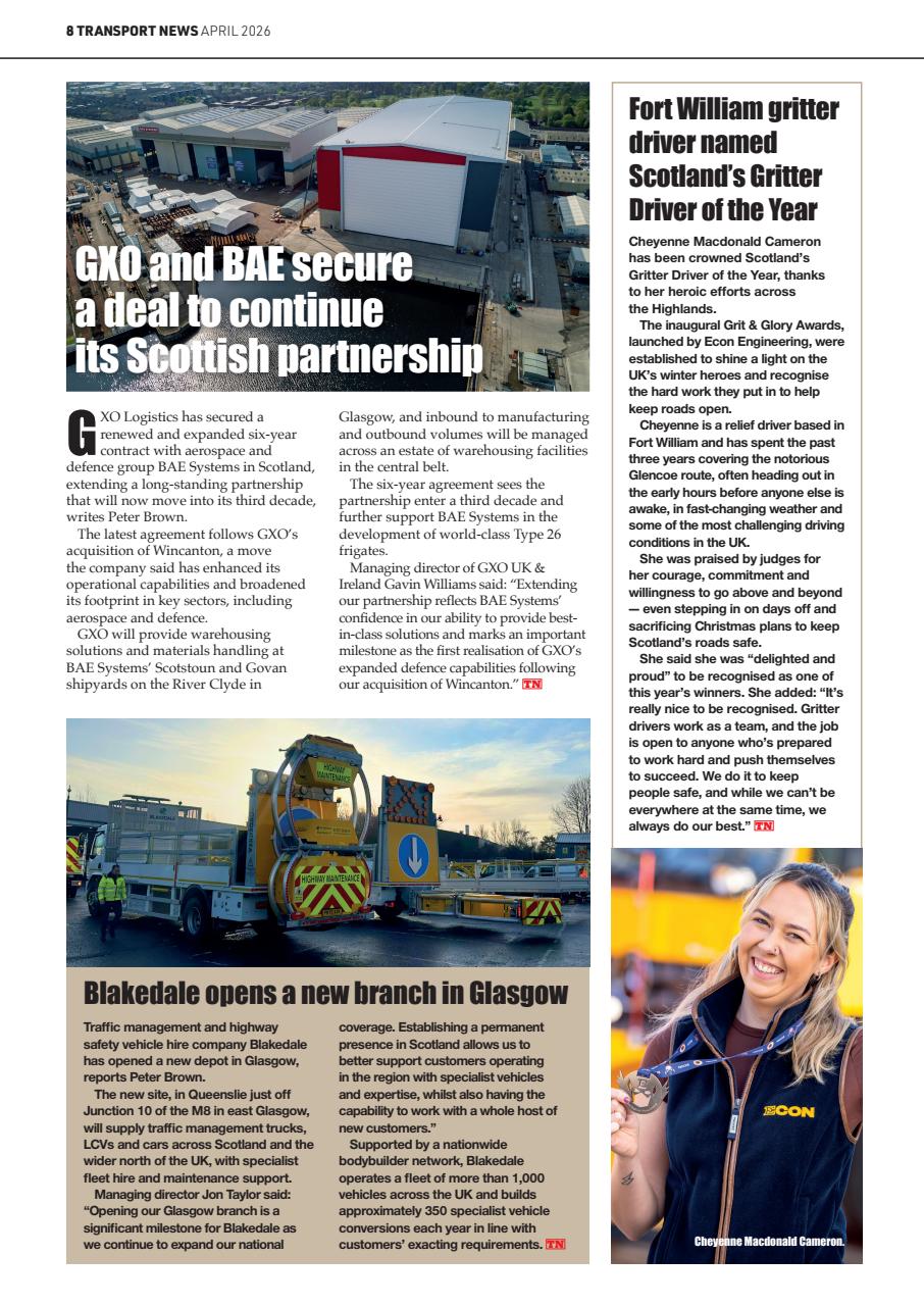 Transport News Preview Pages