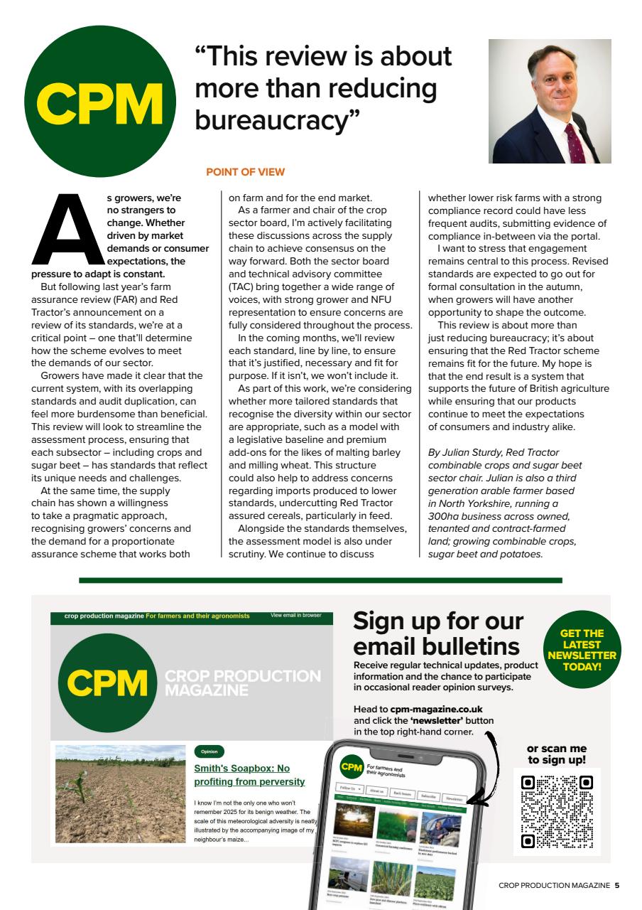 Crop Production Magazine Preview Pages