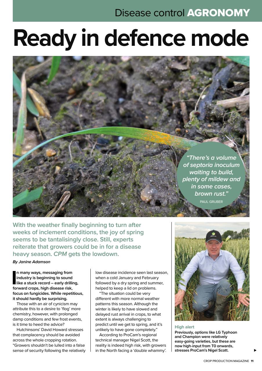 Crop Production Magazine Preview Pages