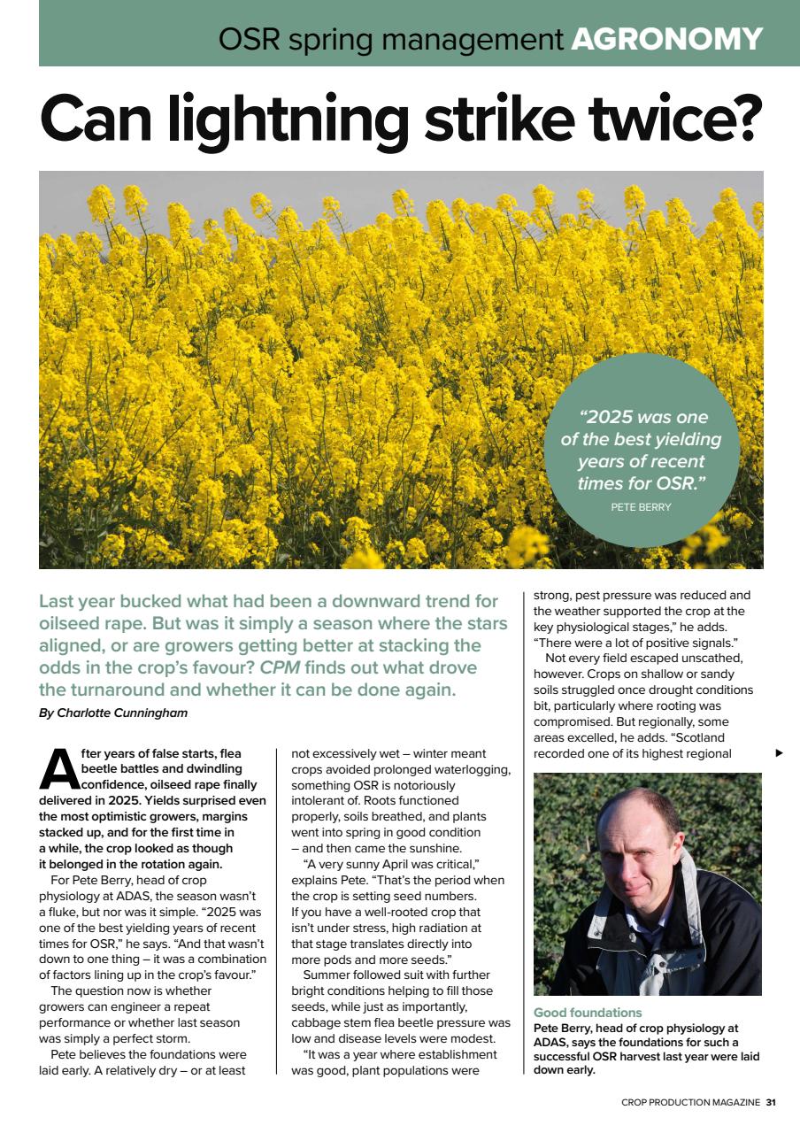 Crop Production Magazine Preview Pages
