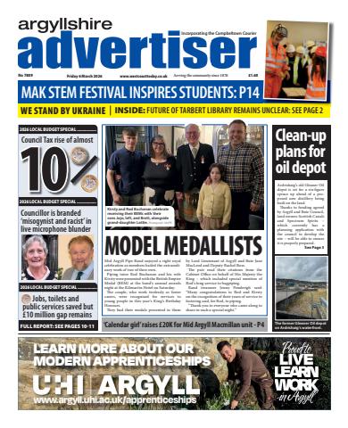 Argyllshire Advertiser issue Friday, March 06, 2026