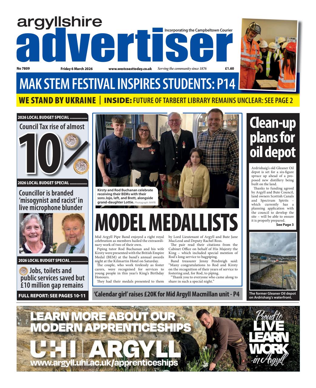 Argyllshire Advertiser Preview Pages