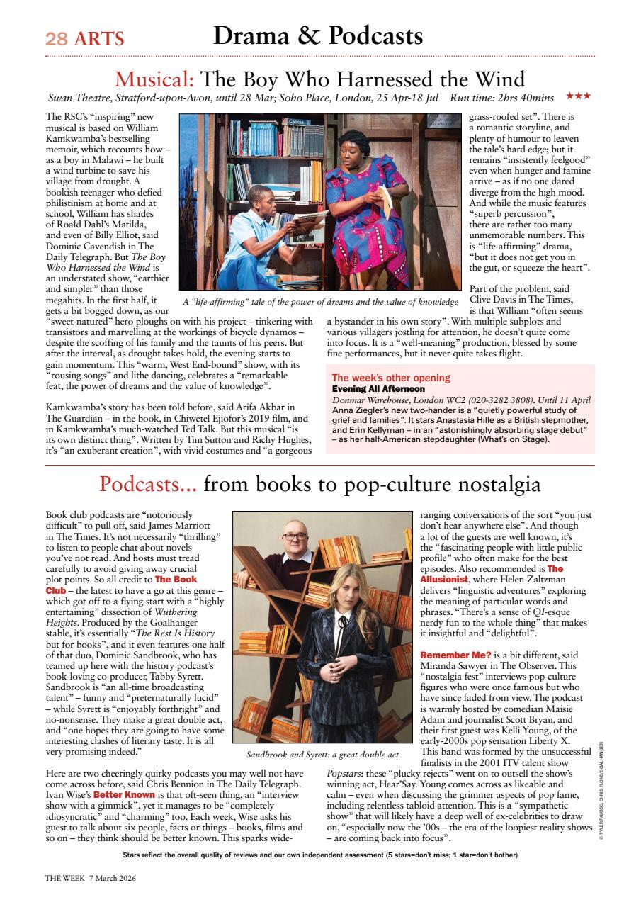 The Week Preview Pages