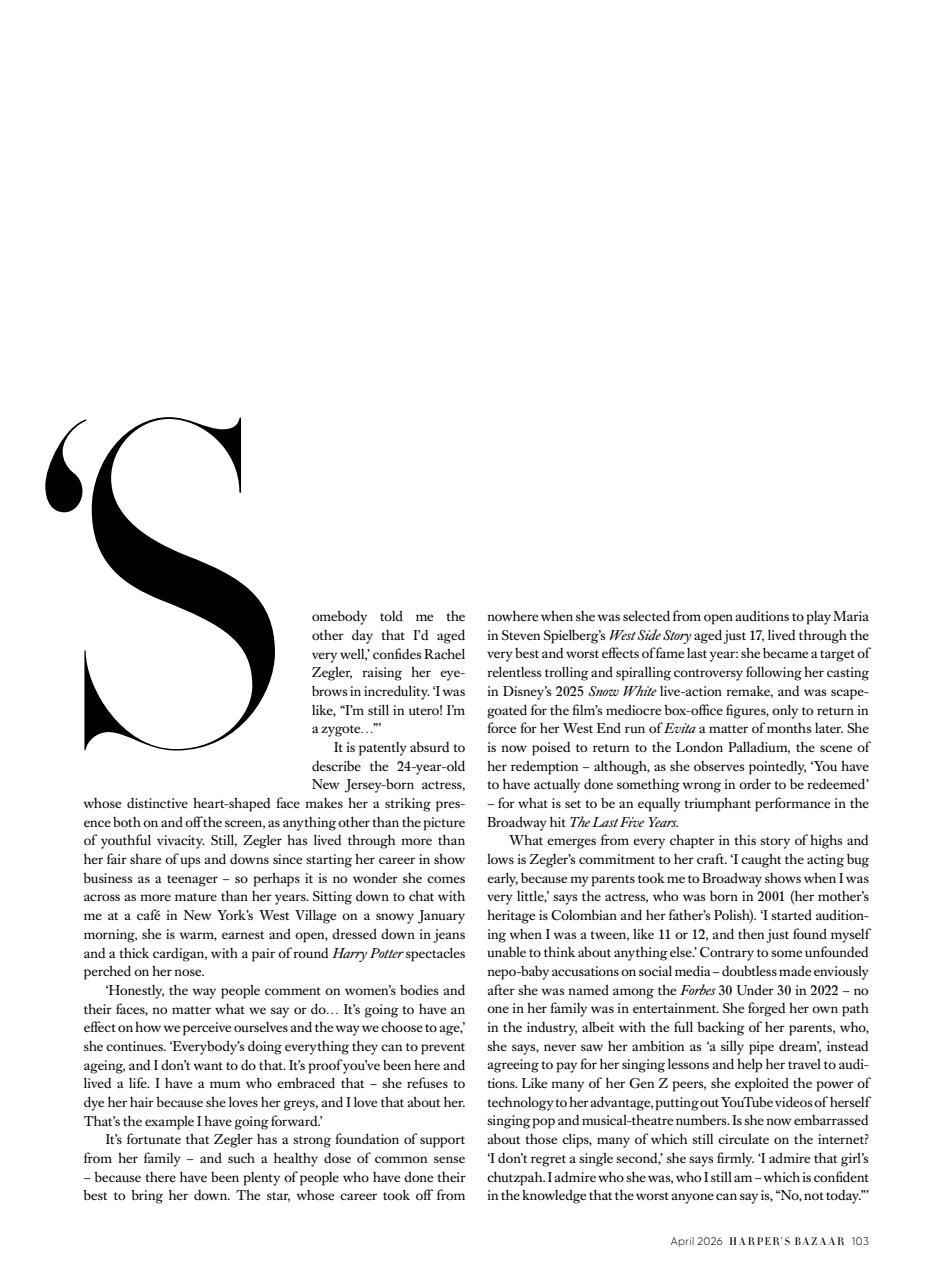 Harper's Bazaar Preview Pages