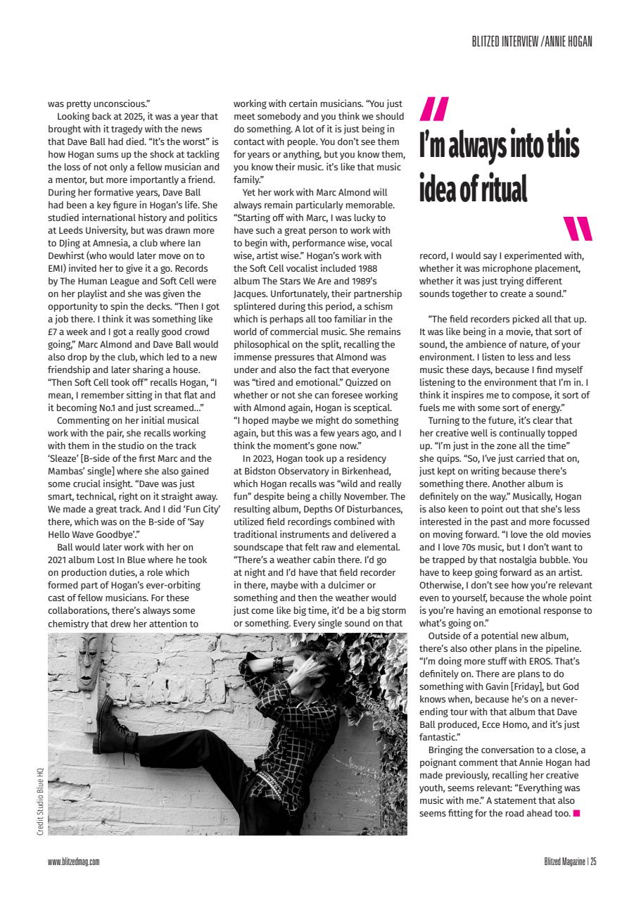 Blitzed Magazine Preview Pages