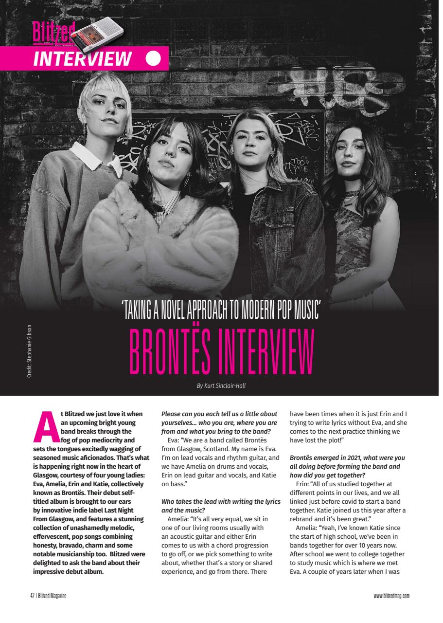 Blitzed Magazine Preview Pages