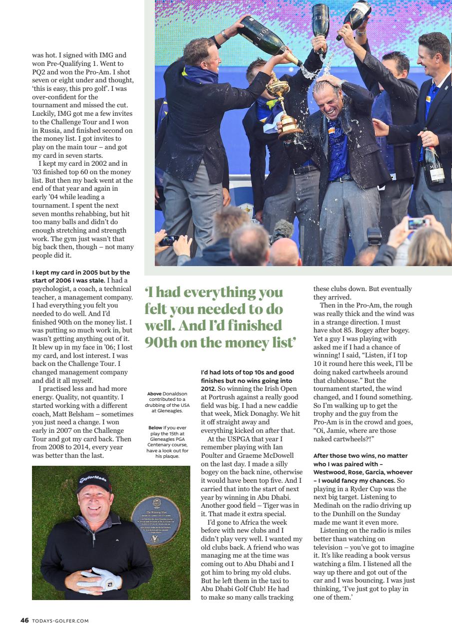 Today's Golfer Preview Pages