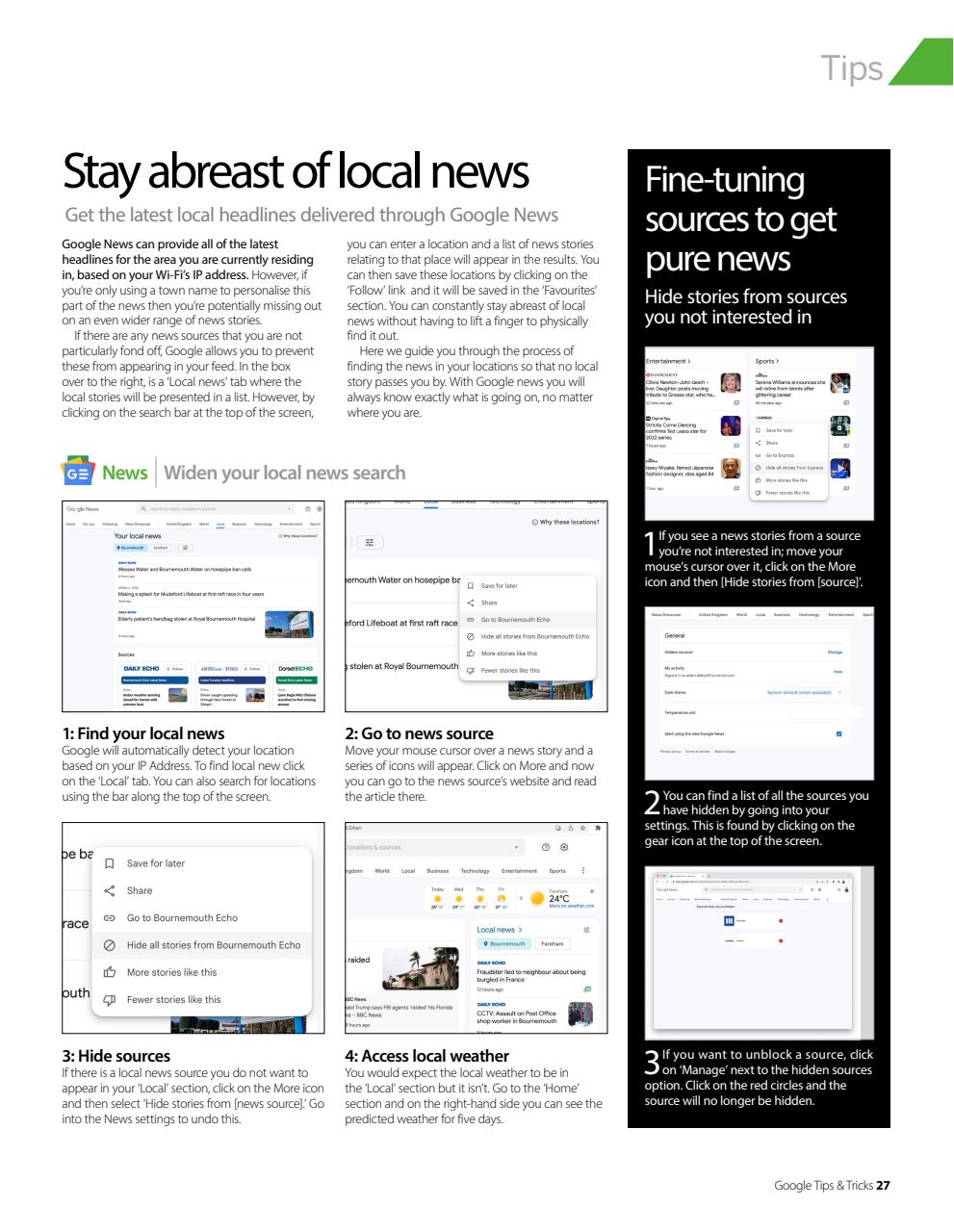 Technology Bookazine Preview Pages