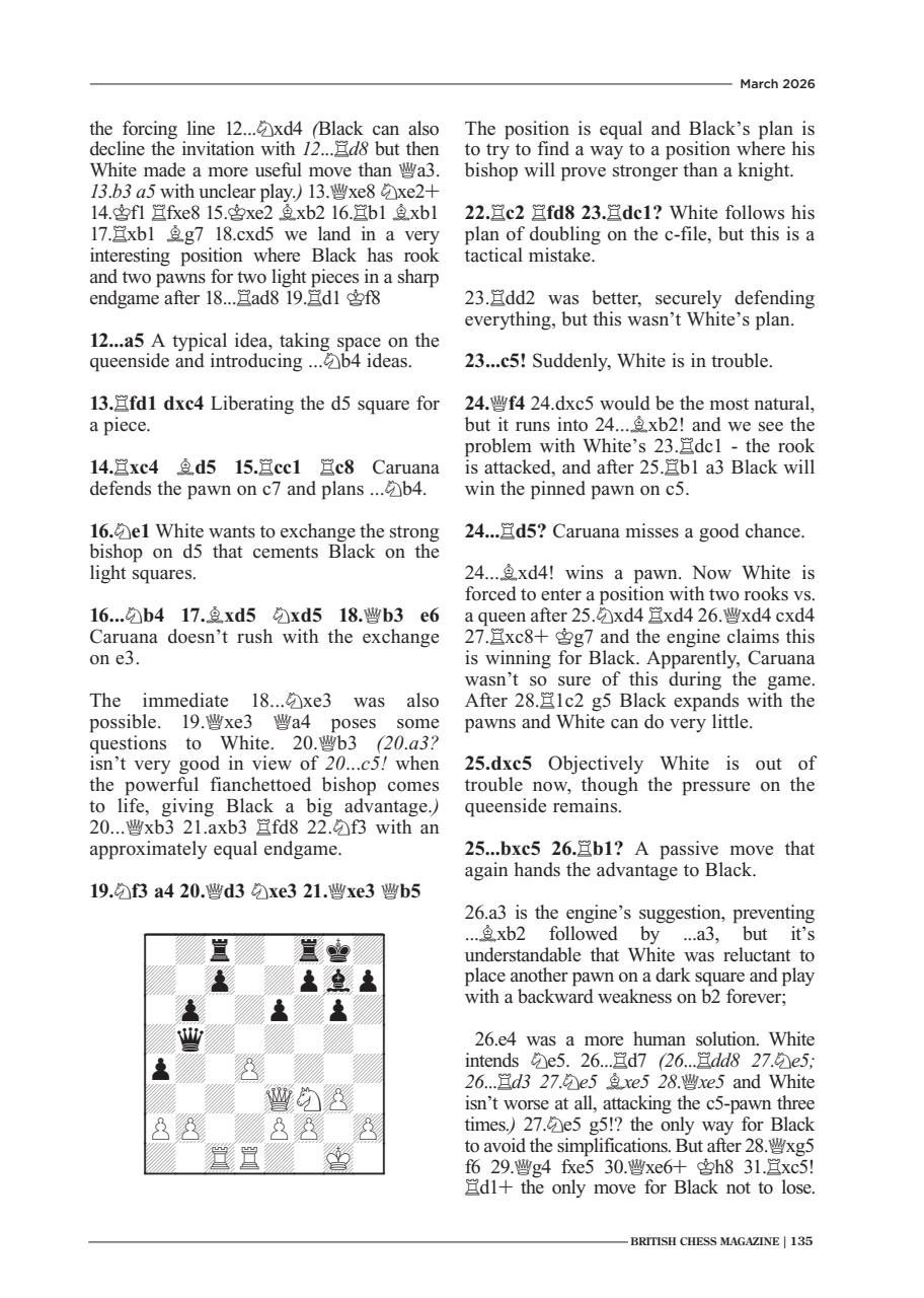 British Chess Magazine Preview Pages