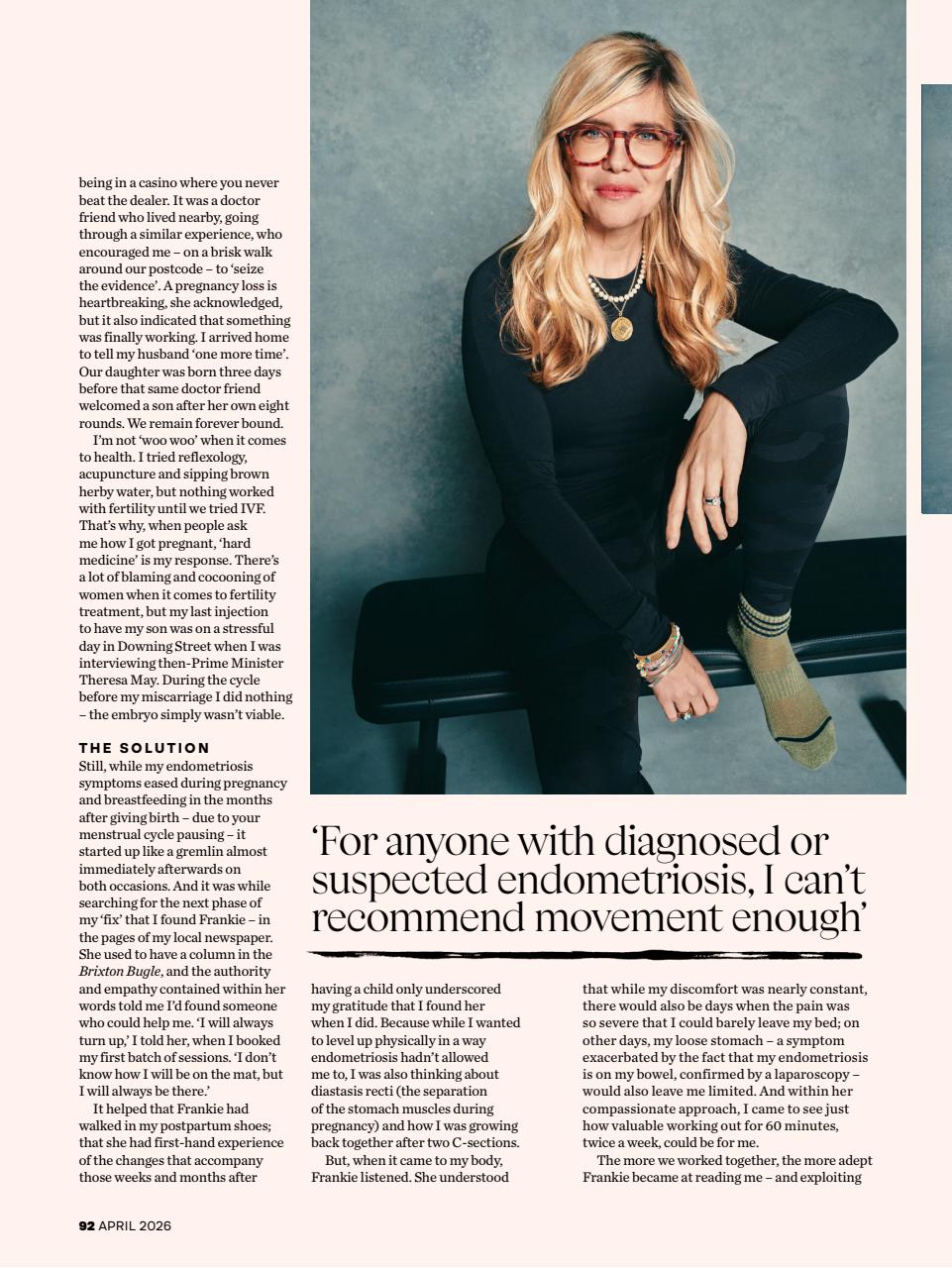 Women's Health Preview Pages