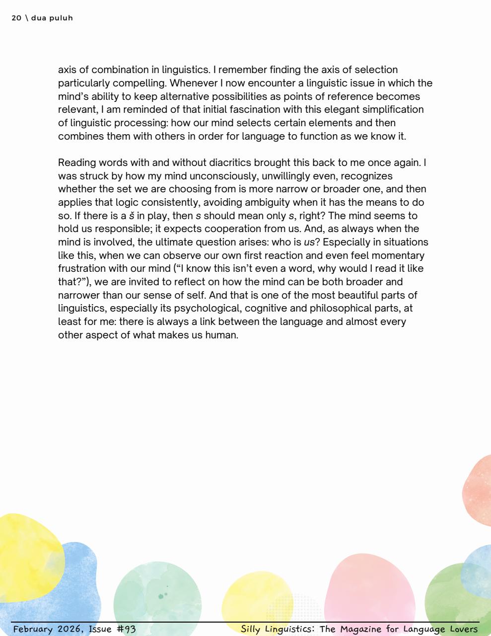 Silly Linguistics Preview Pages