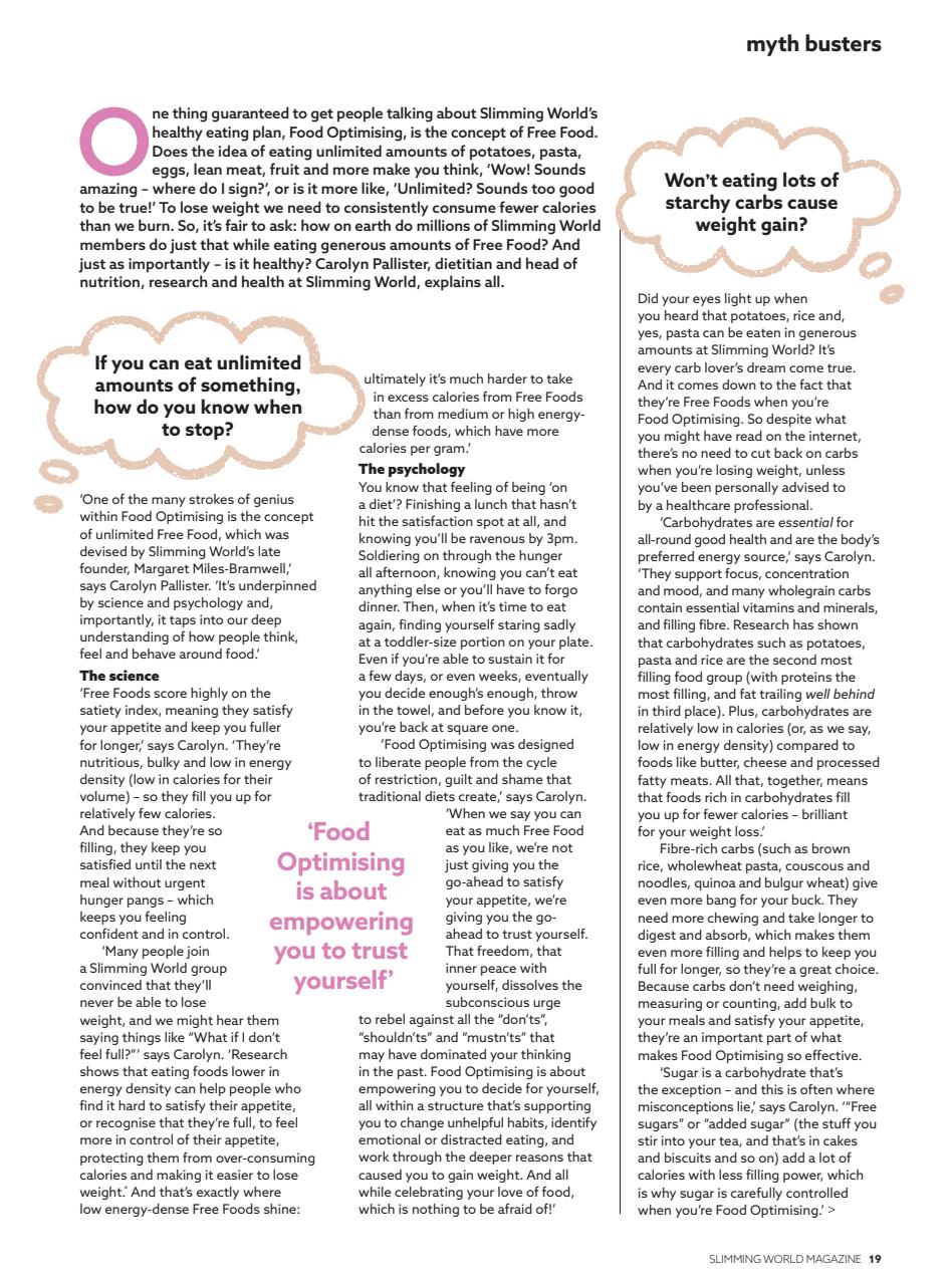 Slimming World Preview Pages