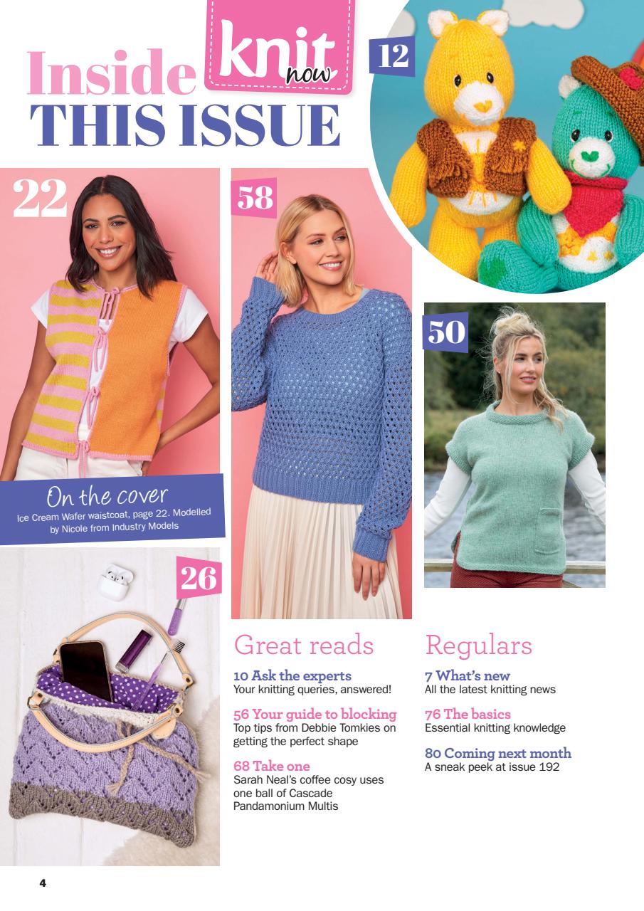 Knit Now Preview Pages