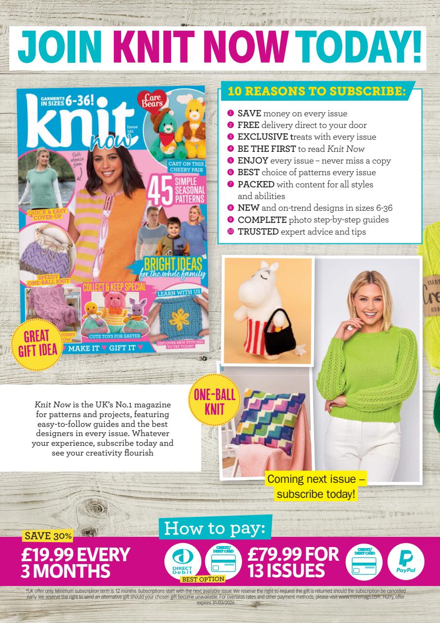 Knit Now Preview Pages