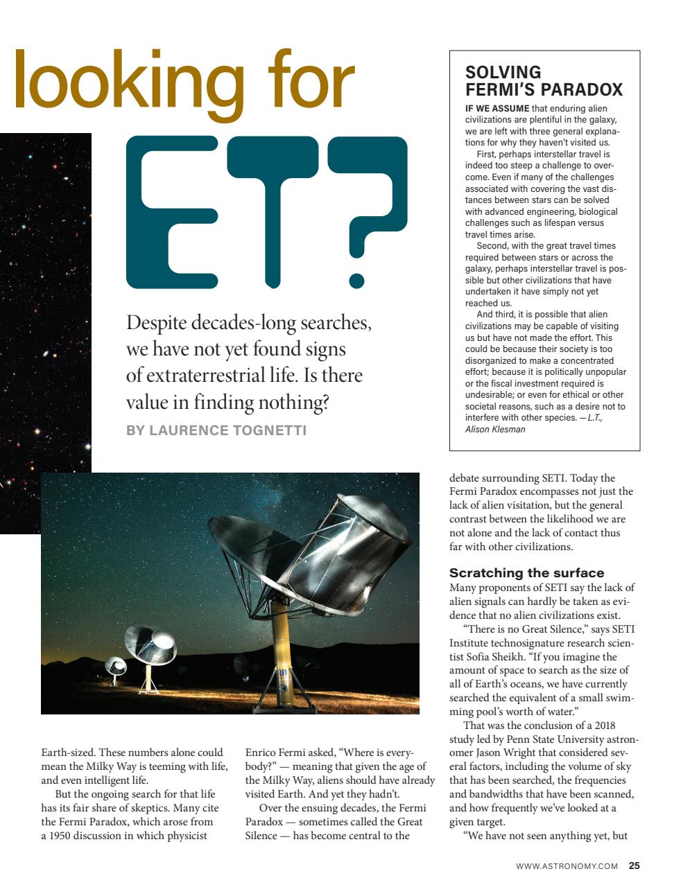 Astronomy Preview Pages