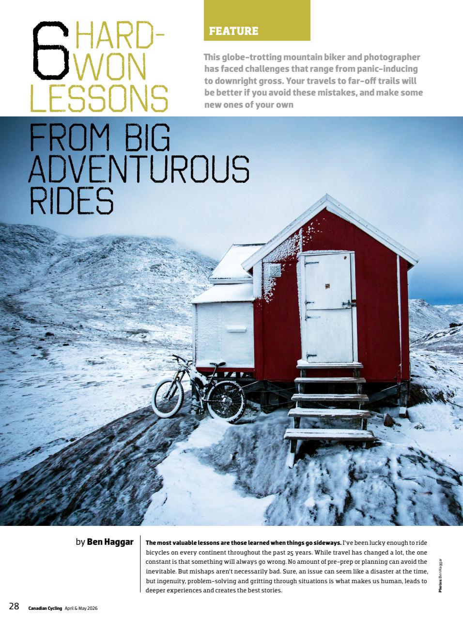 Canadian Cycling Magazine Preview Pages