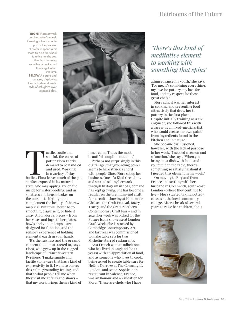 Homes & Antiques Magazine Preview Pages