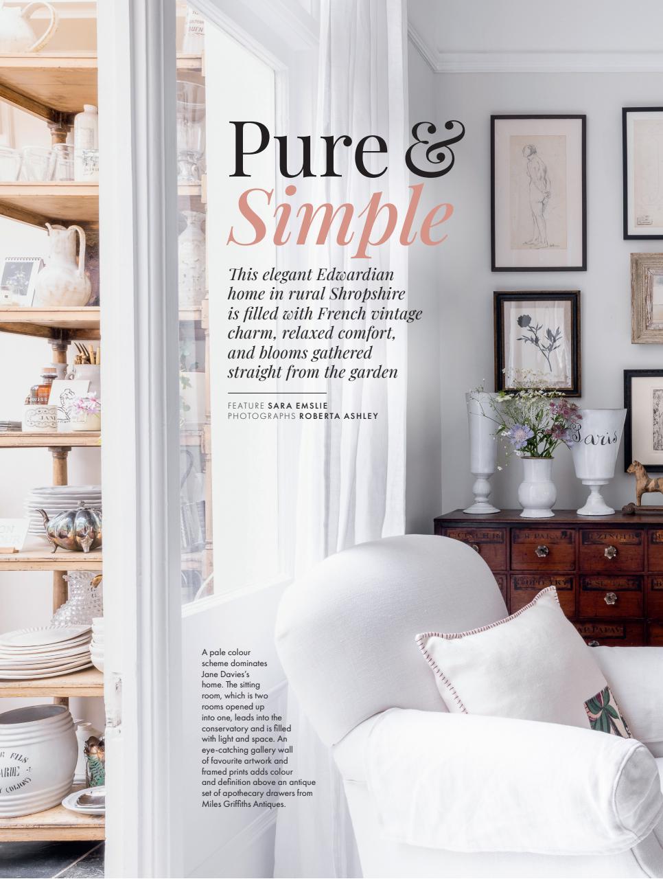 Homes & Antiques Magazine Preview Pages
