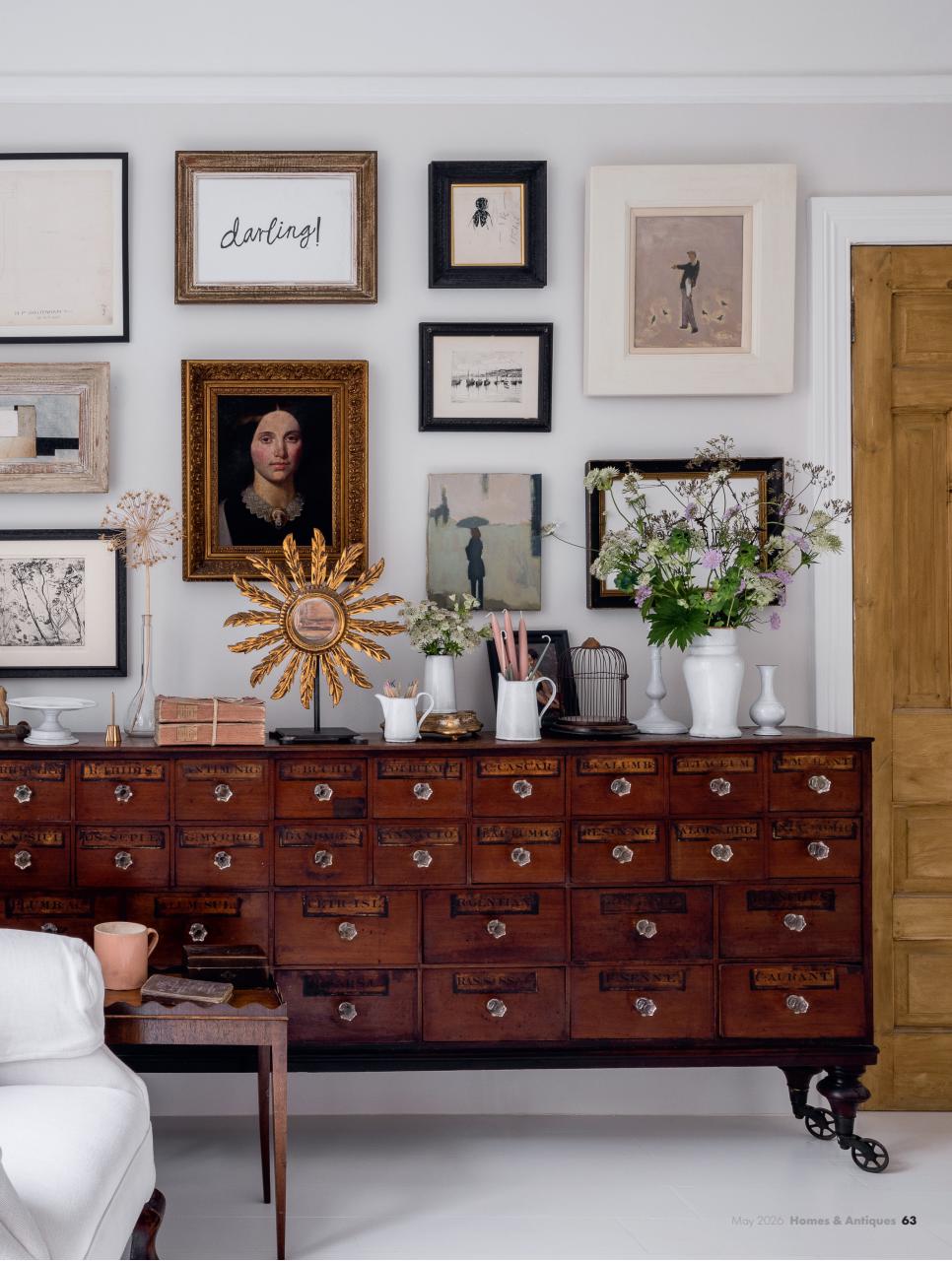 Homes & Antiques Magazine Preview Pages