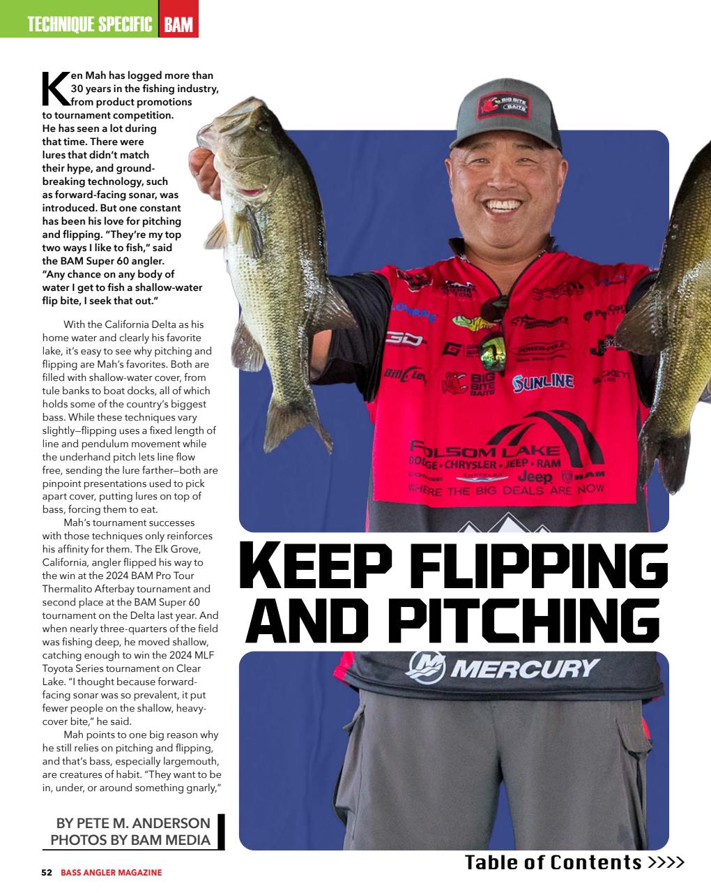 BASS ANGLER MAGAZINE Preview Pages