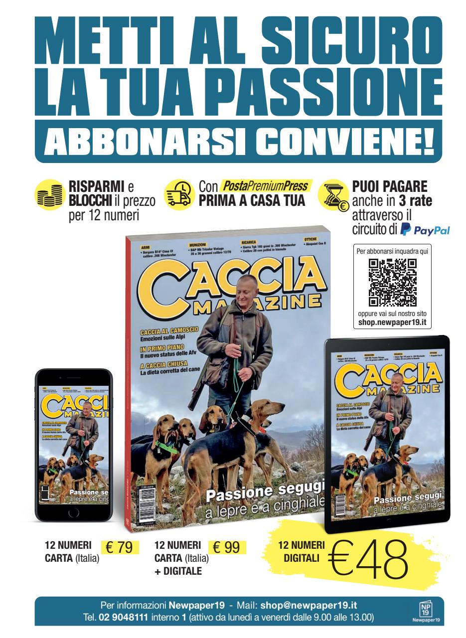 Caccia Magazine Preview Pages