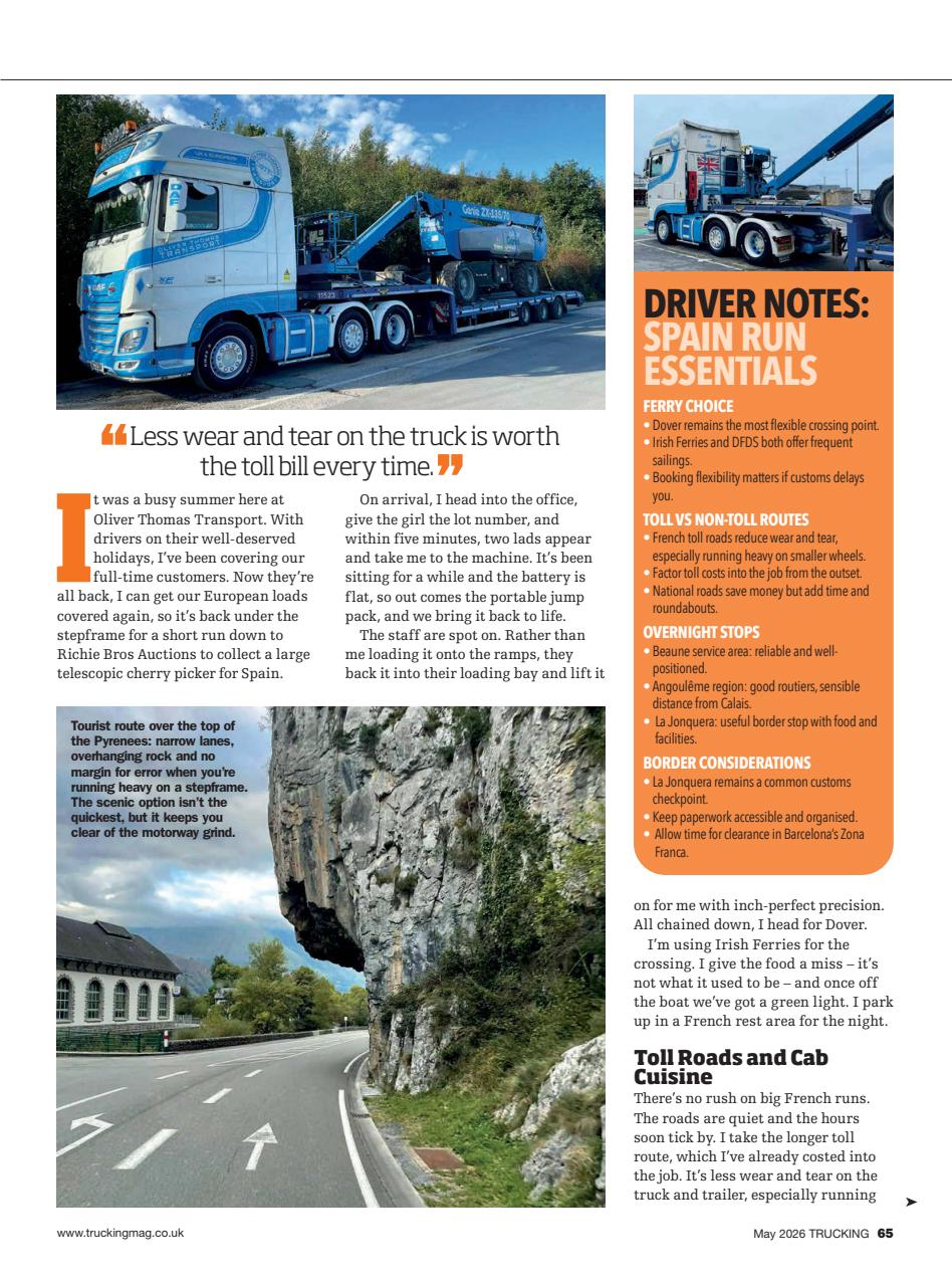 Trucking Magazine Preview Pages