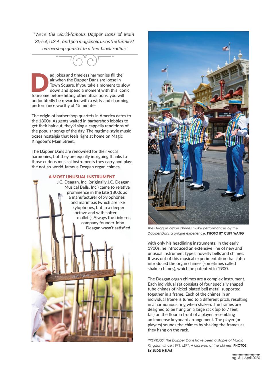 WDW Magazine Preview Pages