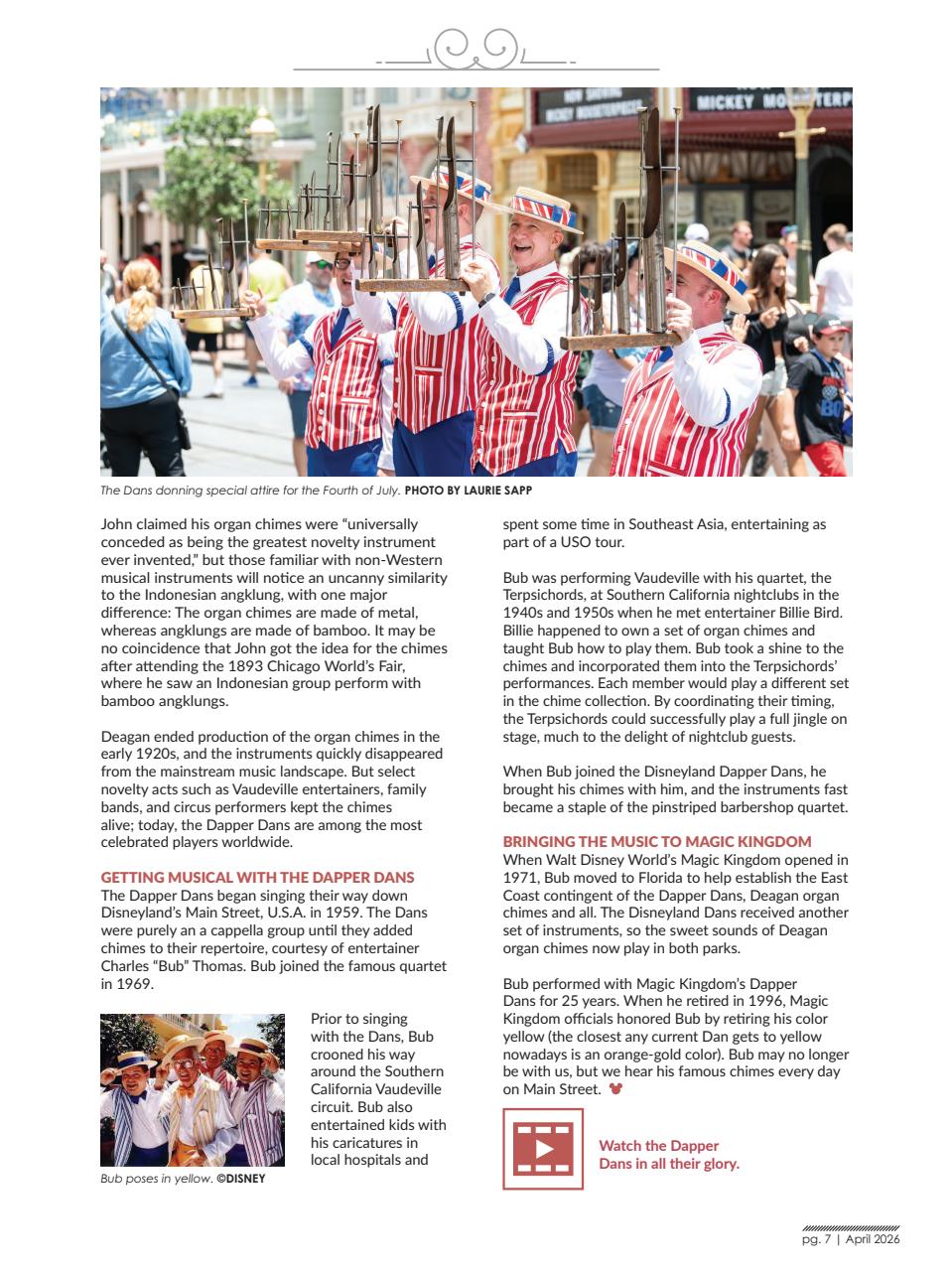 WDW Magazine Preview Pages