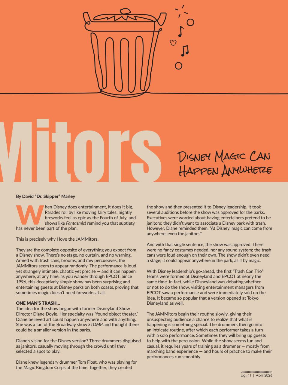 WDW Magazine Preview Pages
