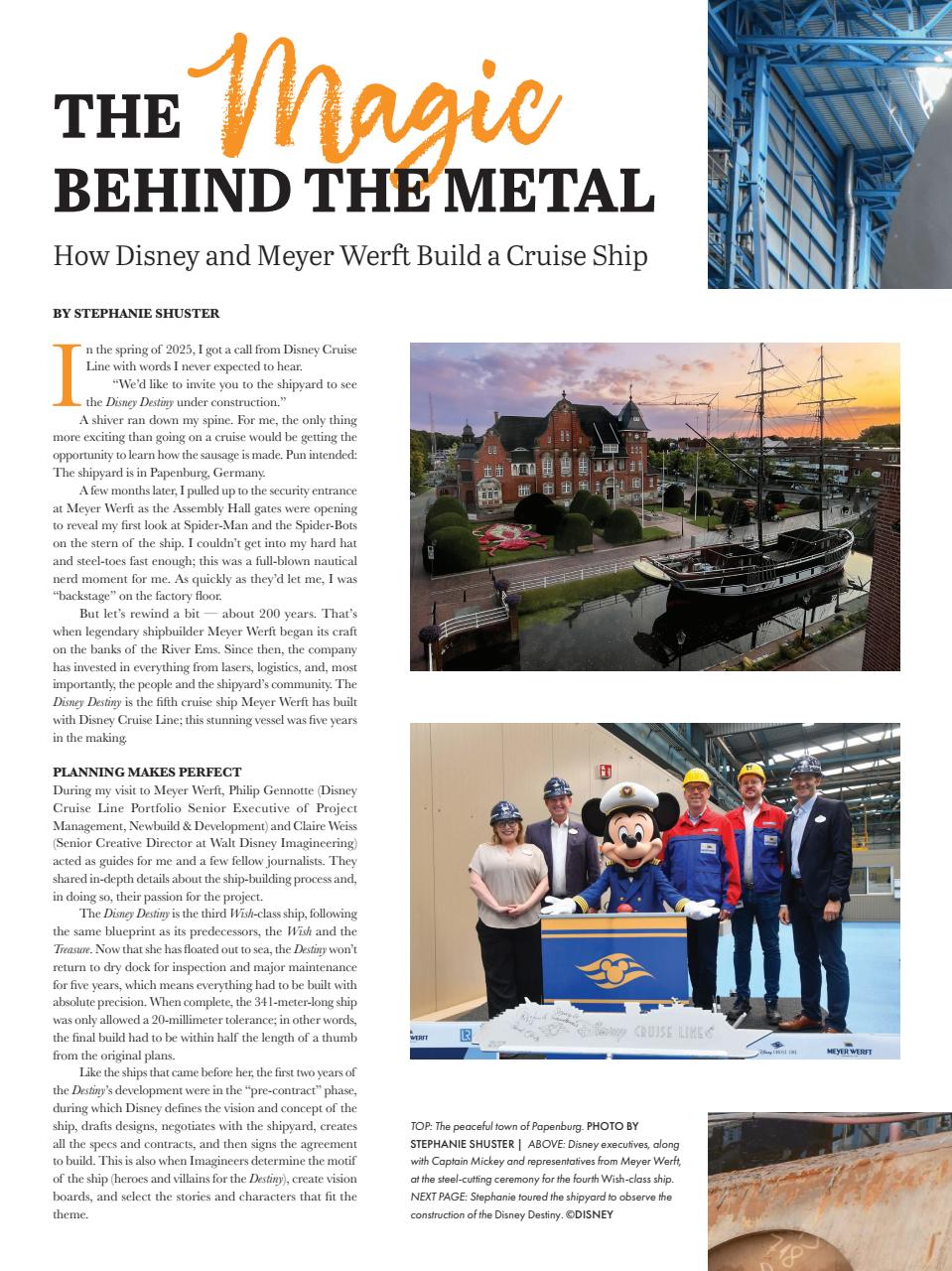 WDW Magazine Preview Pages