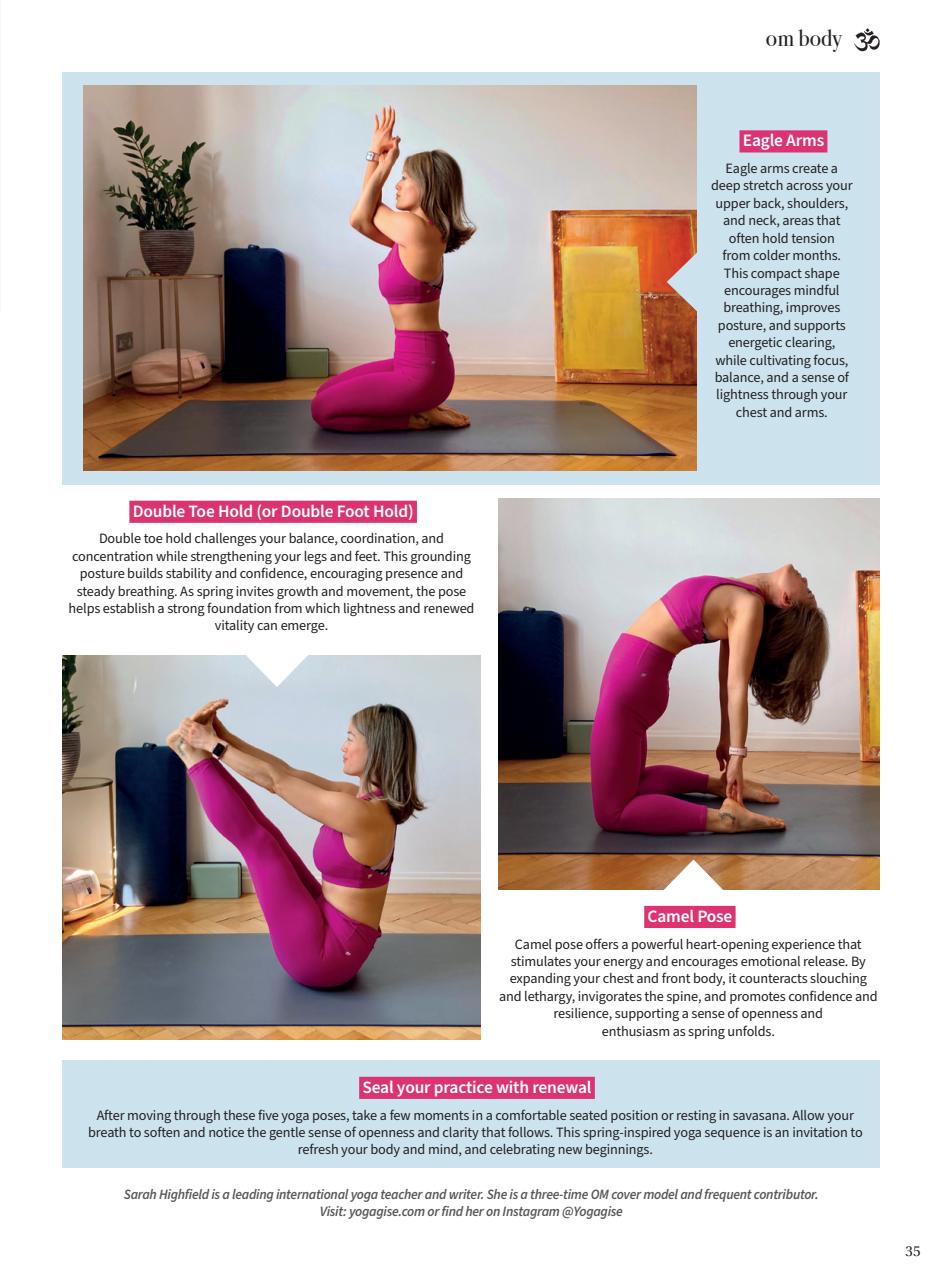 OM Yoga Magazine Preview Pages
