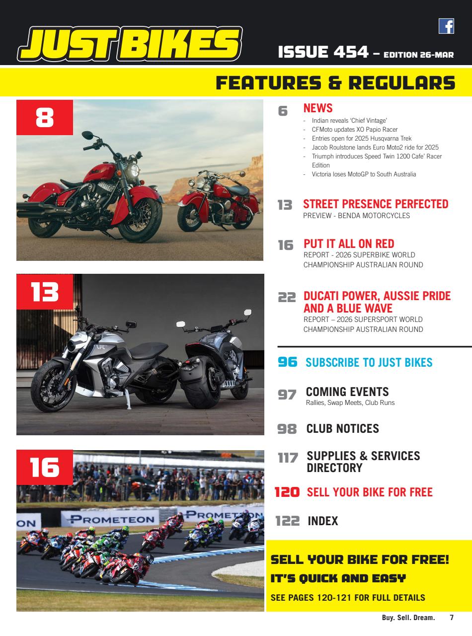 JUST BIKES Preview Pages