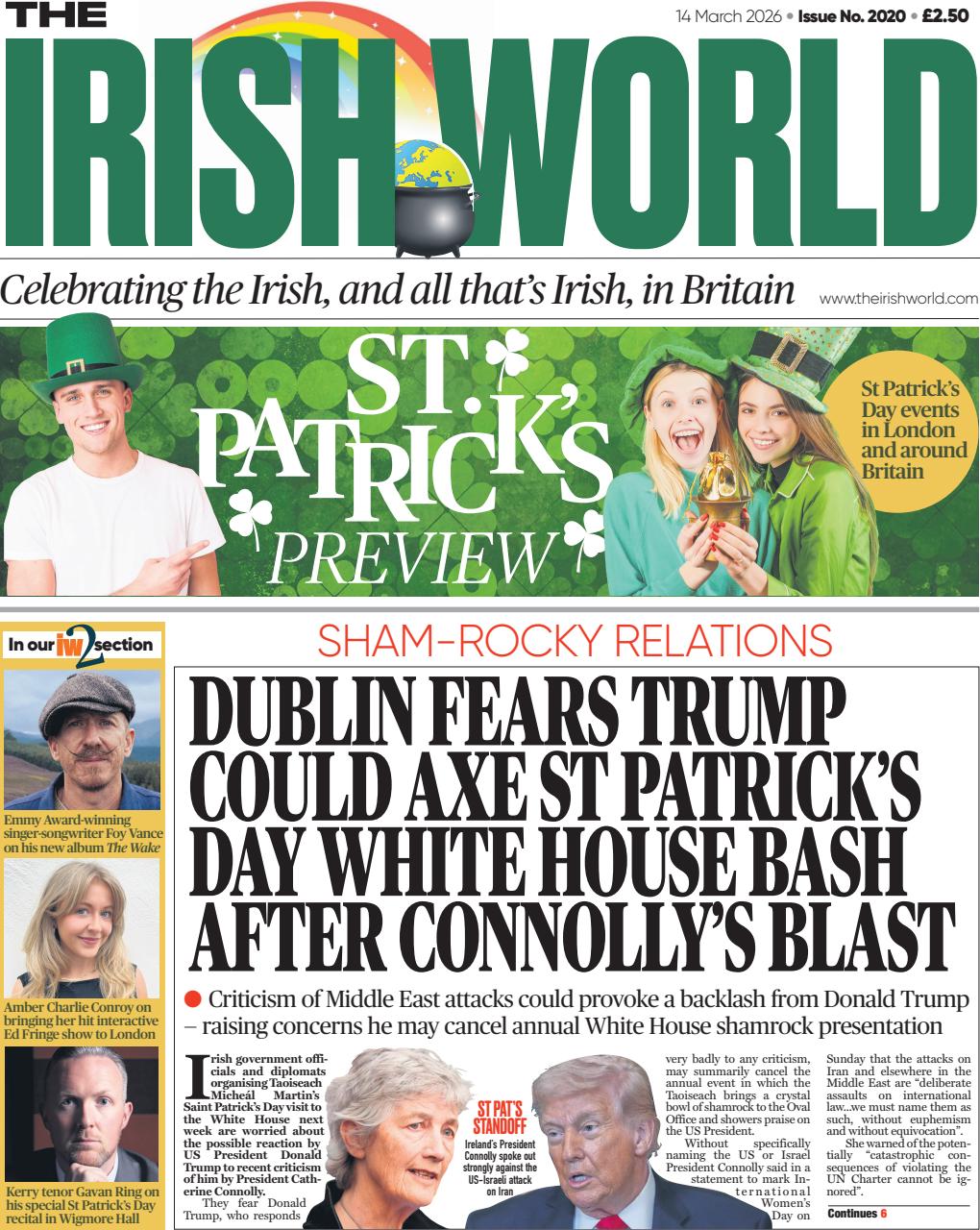 Irish World Preview Pages