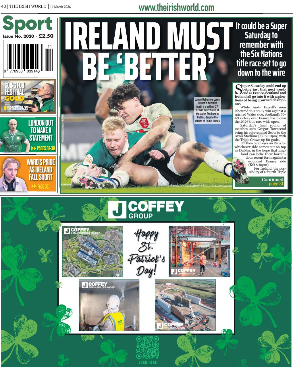 Irish World Preview Pages